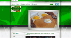 Desktop Screenshot of francisfamilyrestaurant.com
